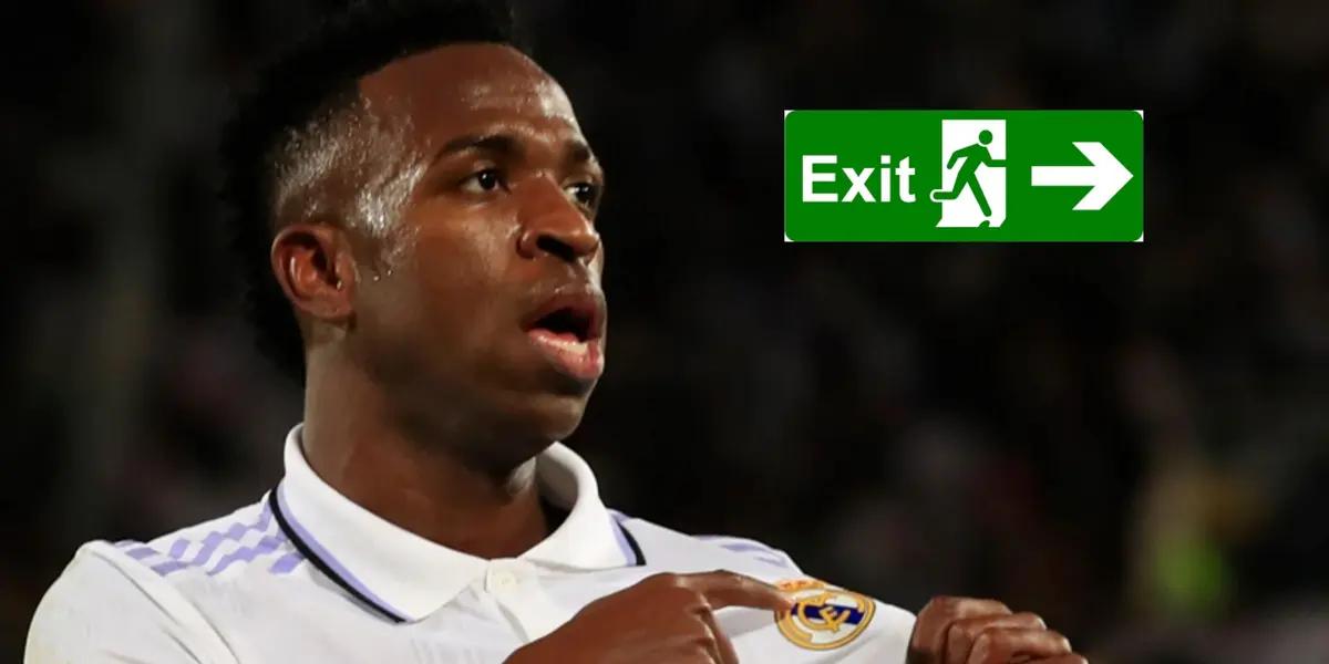 Vinicius podría dejar Real Madrid y su sueño siempre tiene que ver con vestir la camiseta de este club especial para él