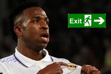 Vinicius podría dejar Real Madrid y su sueño siempre tiene que ver con vestir la camiseta de este club especial para él