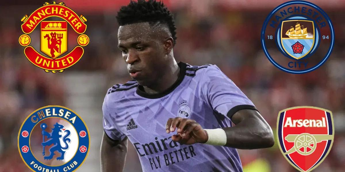 Vinicius podría tomar una fuerte decisión con respecto a su futuro por lo ocurrido con Valencia y un poderoso club inglés va por él