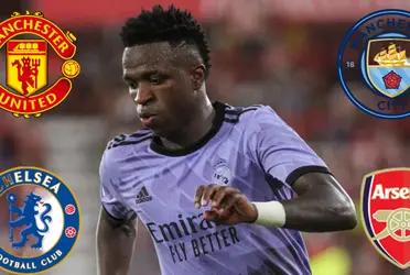 Vinicius podría tomar una fuerte decisión con respecto a su futuro por lo ocurrido con Valencia y un poderoso club inglés va por él