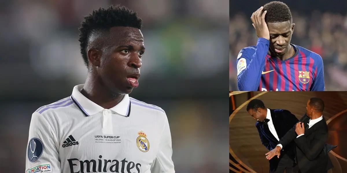 Vinicius no se deja intimidar y hace de las suyas en la liga española.