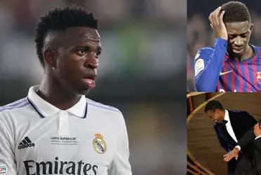 Vinicius no se deja intimidar y hace de las suyas en la liga española.
