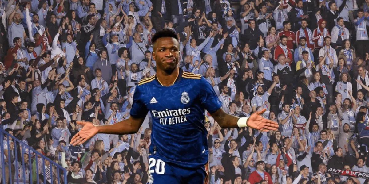Vinicius se retiró lesionado y la gente de Celta reaccionó en su contra mientras dejaba el campo de juego