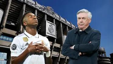 Vinicius siempre en la escena, Ancelotti explotó y este pedido mandó con la prensa