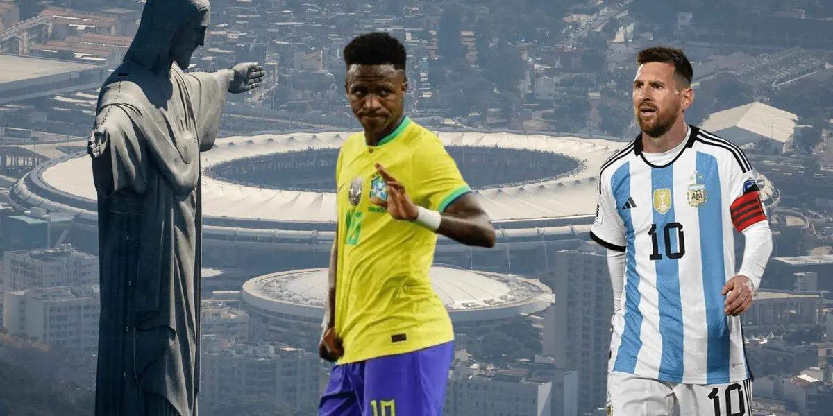 Vinicius tuvo un destacado gesto en la antesala de su duelo con Brasil ante Argentina