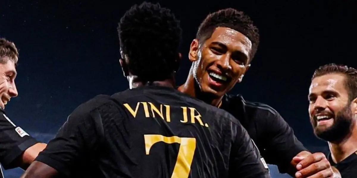 Vinicius y Jude Bellingham, jugadores del Real Madrid