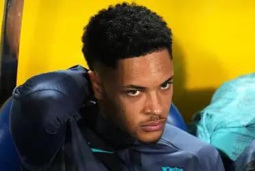 Vitor Roque en la Supercopa de España