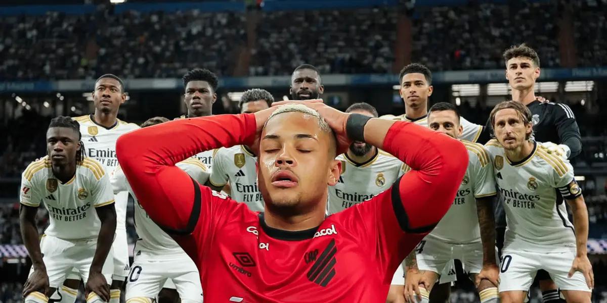 Vitor Roque sufrió una grave lesión en Athletico Paranaense y un jugador que será su próximo rival le mandó un mensaje