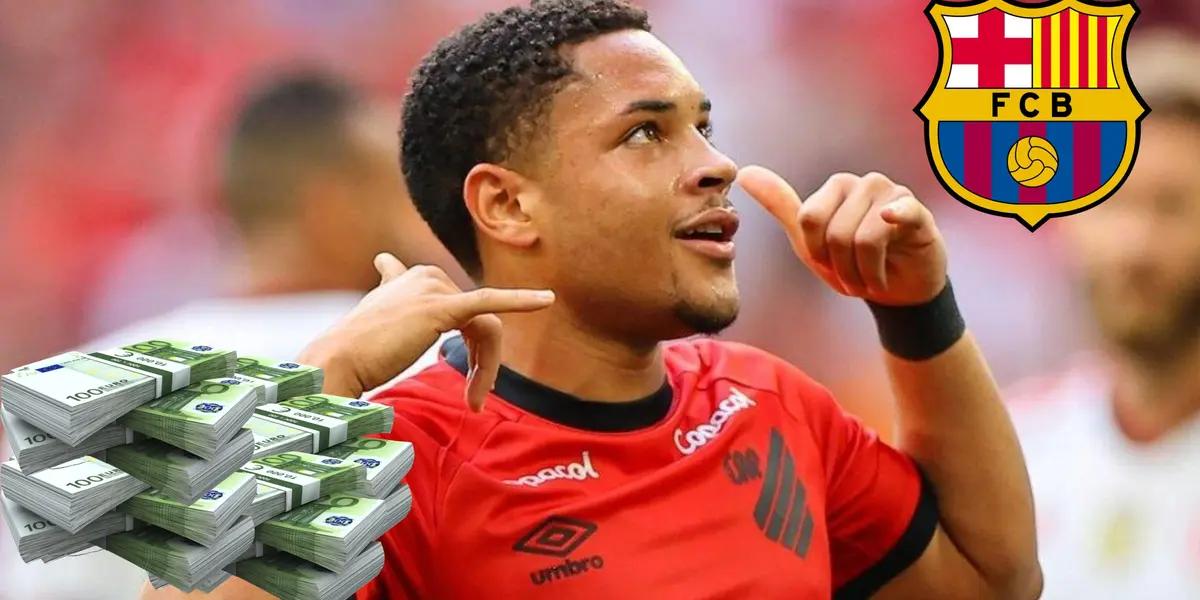 Vitor Roque tiene decidido jugar en FC Barcelona y rechazó una verdadera fortuna de dos clubes gigantes de Europa