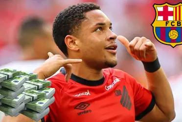 Vitor Roque tiene decidido jugar en FC Barcelona y rechazó una verdadera fortuna de dos clubes gigantes de Europa
