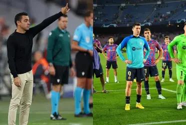 Xavi decidió alinear desde el inicio a un futbolista que está en un nivel muy bajo.