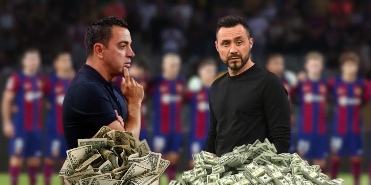 Xavi gana 10 millones, el dineral que le propondría el Barça a Roberto de Zerbi
