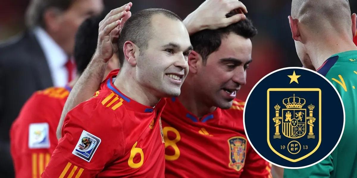 Xavi Hernández - Andrés Iniesta (Foto: Selección Española)