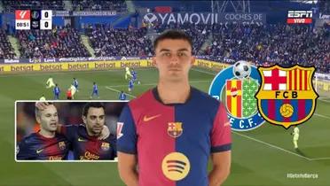 Xavi Hernández - Andrés Iniesta - Pedri (Foto: X)