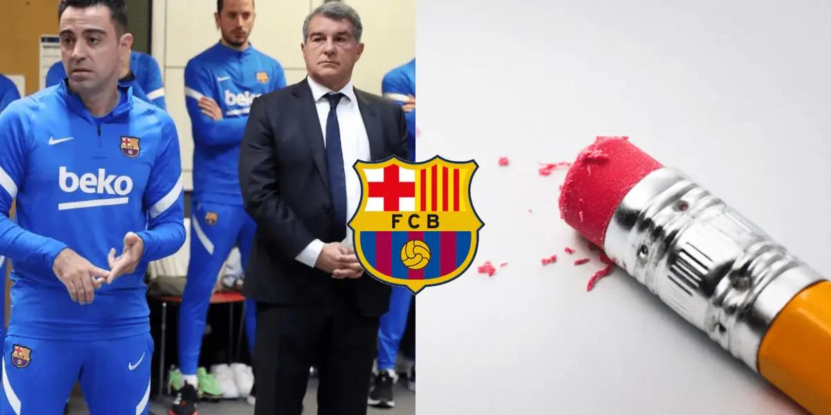 Xavi Hernández borraría a un emblema por su pésima actuación el último partido del Barca.