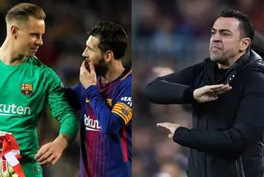 Xavi Hernández dejó en claro su postura pese al pedido de Lionel Messi sobre el alemán Ter Stegen