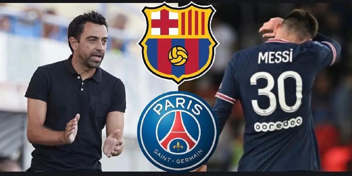 Xavi Hernández desea contar con Lionel Messi y utilizaría el conflicto entre Kylian Mbappé y Neymar, sumado al equipo que esta armando el Barcelona, para convencer al argentino de volver al club culé.