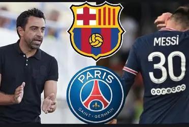 Xavi Hernández desea contar con Lionel Messi y utilizaría el conflicto entre Kylian Mbappé y Neymar, sumado al equipo que esta armando el Barcelona, para convencer al argentino de volver al club culé.