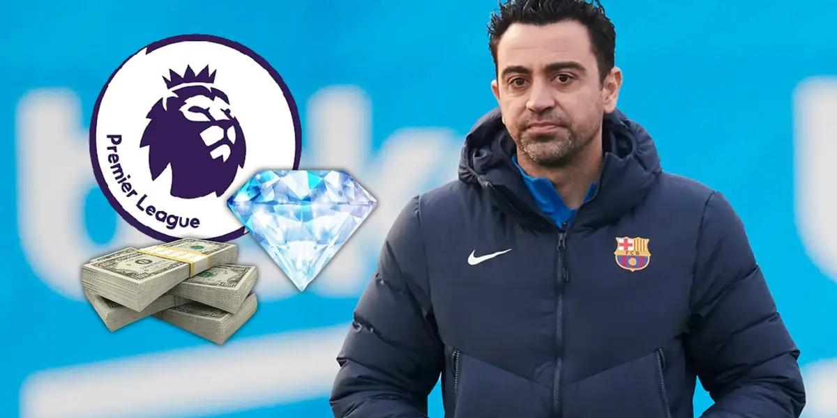 Xavi Hernández durante un entrenamiento del FC Barcelona.