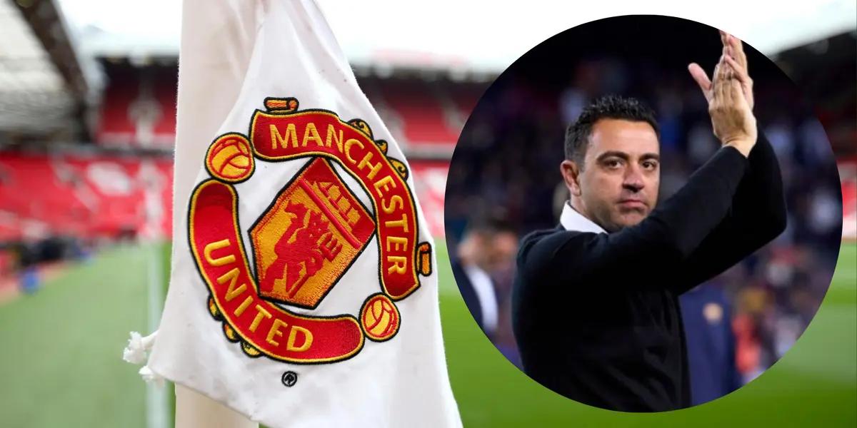 Xavi Hernández. Foto: redes del United y Xavi.