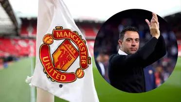 Xavi Hernández. Foto: redes del United y Xavi.