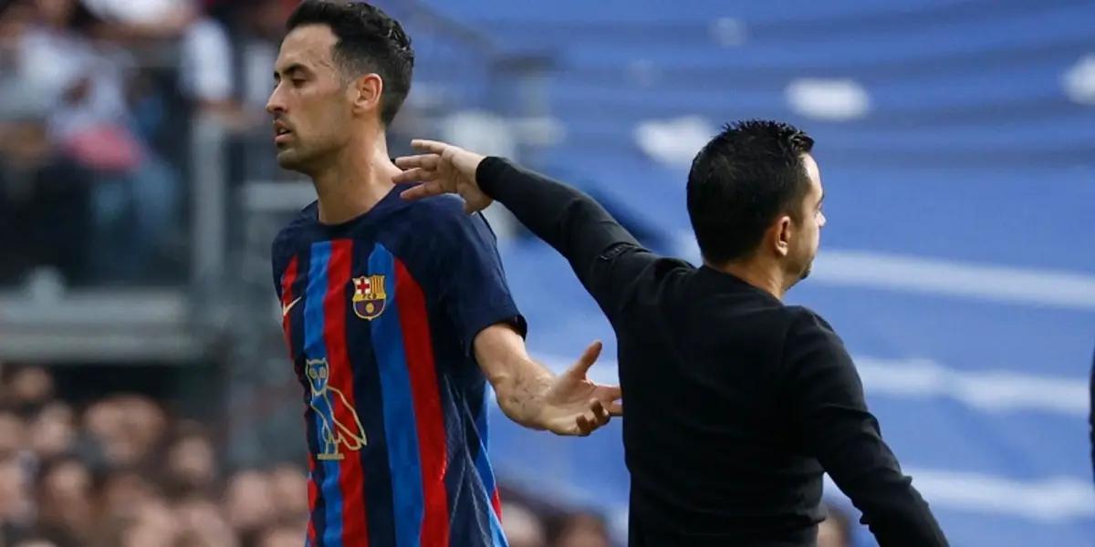 Xavi Hernández habló de Sergio Busquets en el FC Barcelona, y sin querer ya lo retiró