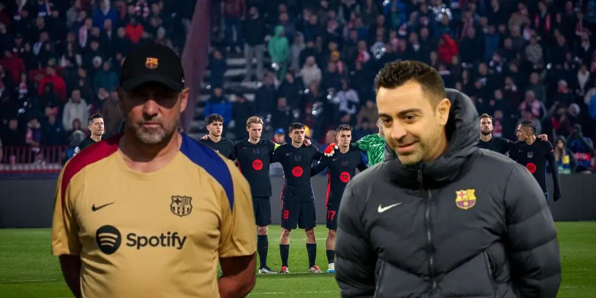 Xavi Hernández - Hansi Flick (Foto: FC Barcelona)