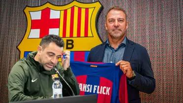 Xavi Hernández - Hansi Flick (Foto: FC Barcelona)