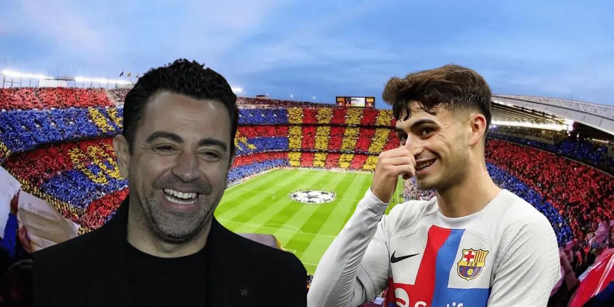 Xavi Hernández le prepara un regalo a Pedri en el duelo con Rayo Vallecano
