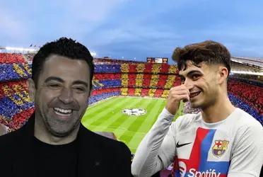 Xavi Hernández le prepara un regalo a Pedri en el duelo con Rayo Vallecano