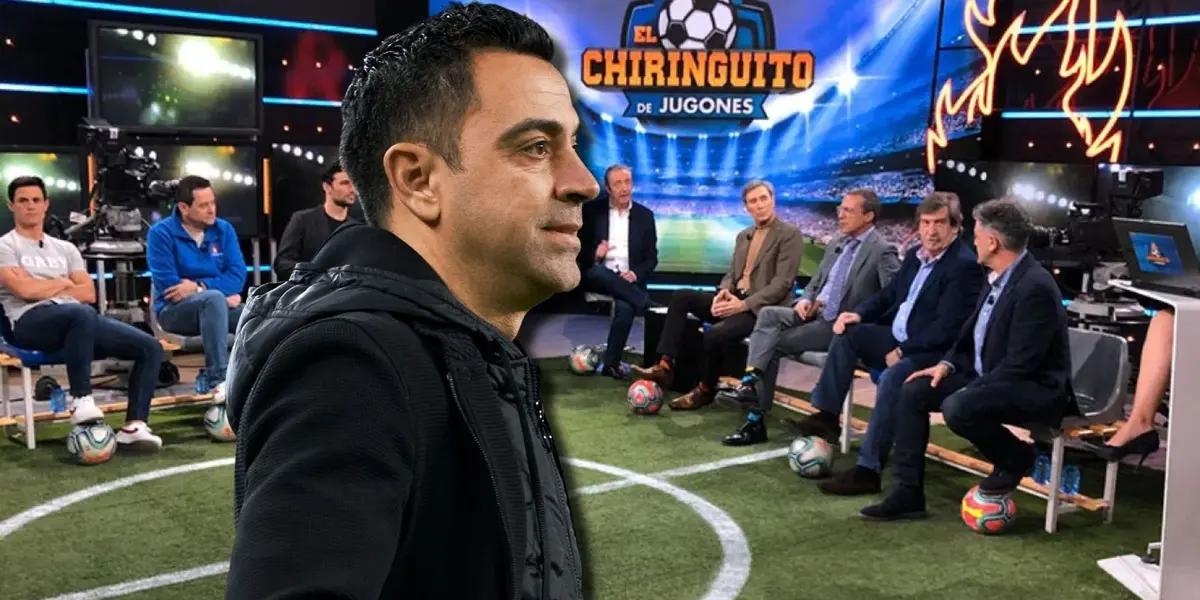 Xavi Hernández no pasa su mejor momento en el FC Barcelona y en El Chiringuito de Jugones criticaron su rendimiento