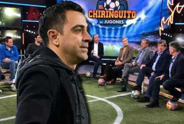 Xavi Hernández no pasa su mejor momento en el FC Barcelona y en El Chiringuito de Jugones criticaron su rendimiento