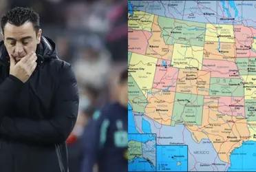 Xavi Hernández no pudo viajar a la pretemporada del Barcelona con todo el equipo debido a problemas administrativos que datan de sus días como jugador del Al Sadd.