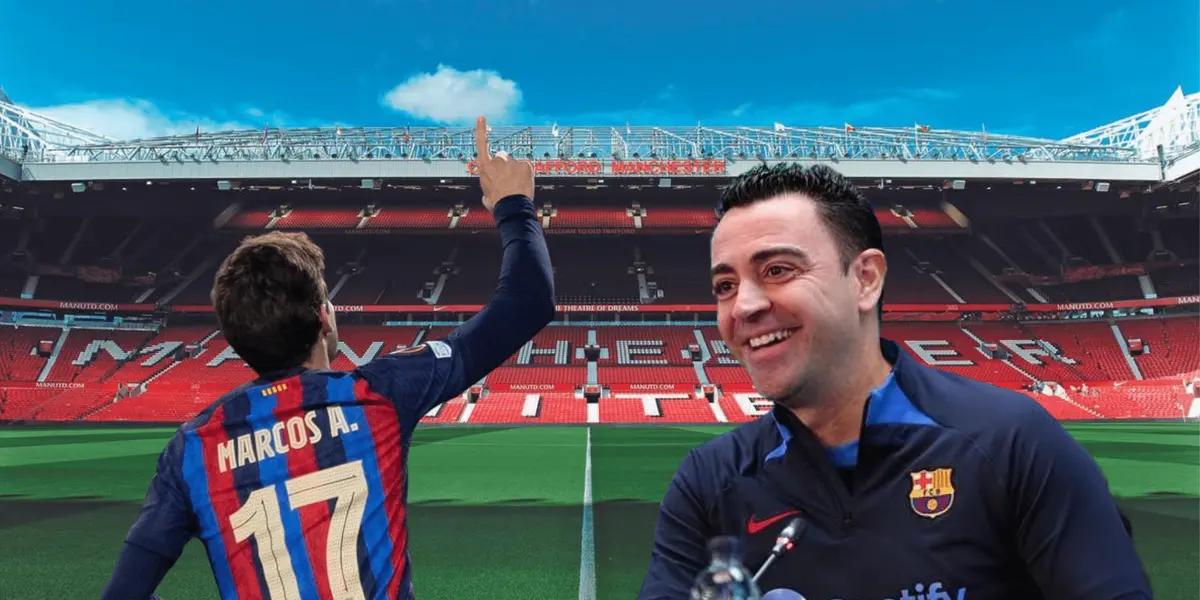 Xavi Hernández responde al intento del Manchester United de llevarse a Marcos Alonso de inmediato