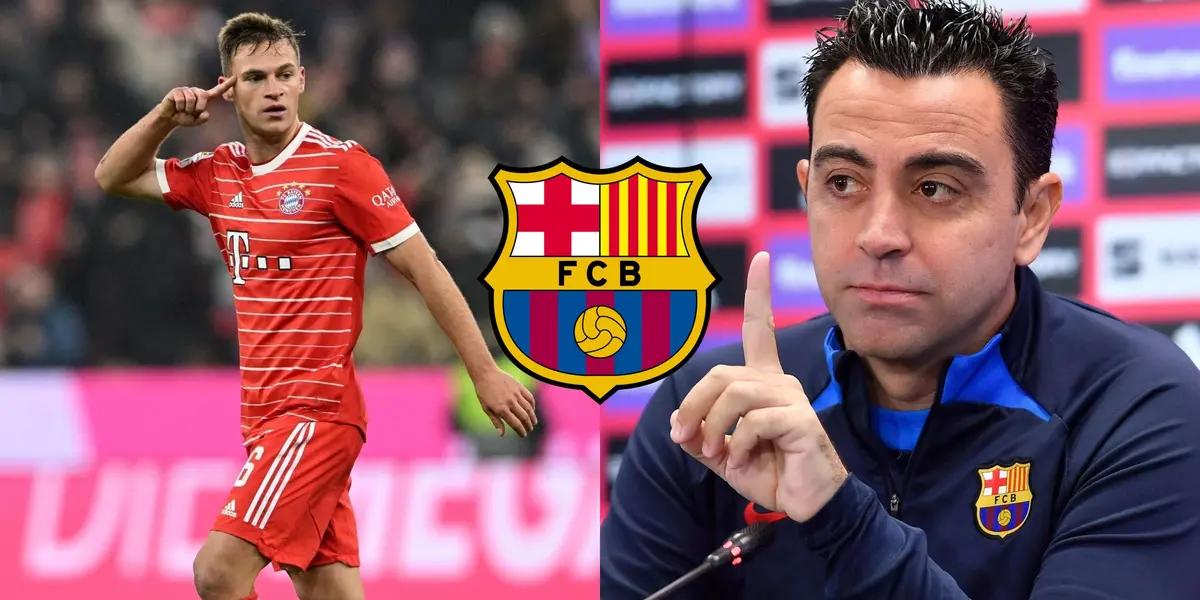 Xavi Hernández sueña con Joshua Kimmich y el volante alemán finalmente dio una respuesta sobre su futuro