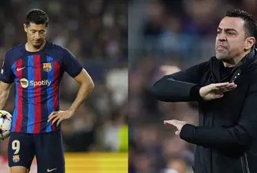 Xavi Hernández tuvo un gesto que podría encantar a Robert Lewandowski