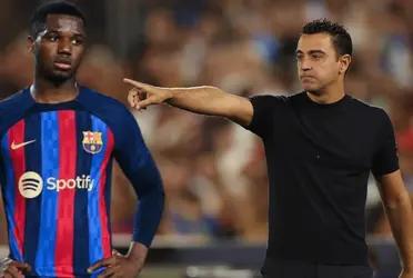 Xavi Hernández tuvo un mensaje extraño cuando se refirió al caso de Ansu Fati