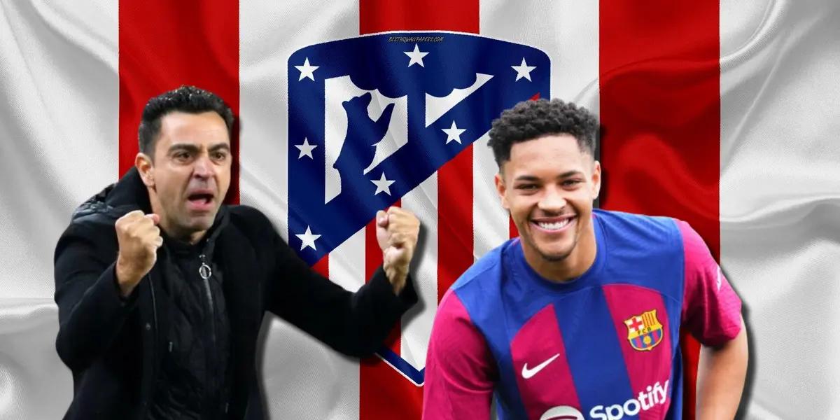 Xavi Hernández y Vitor Roque, del FC Barcelona