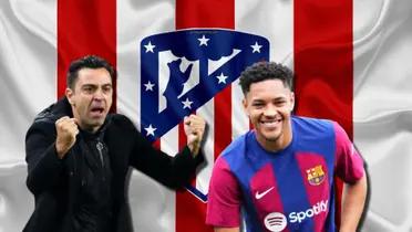 Xavi Hernández y Vitor Roque, del FC Barcelona