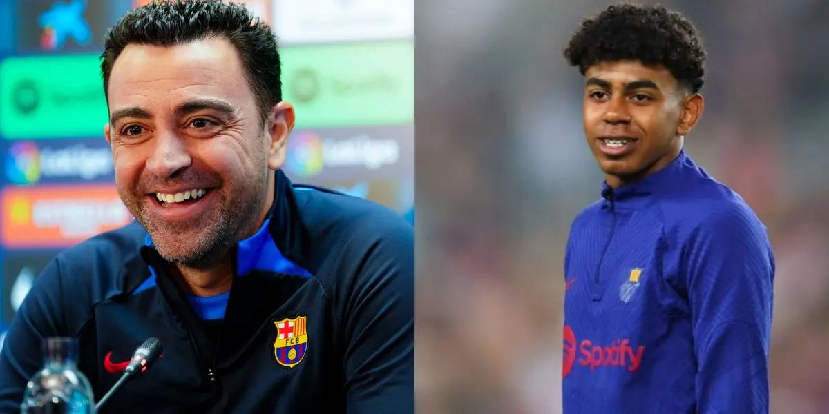 Xavi lo mandó al campo en el final de la segunda parte por LaLiga.