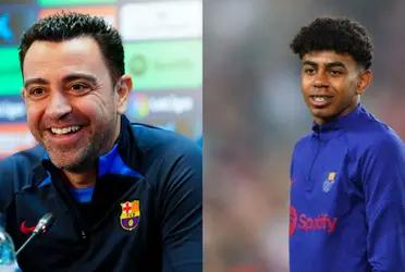 Xavi lo mandó al campo en el final de la segunda parte por LaLiga.