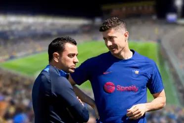 Xavi lo ve haciendo doble sesiones de entrenamientos y cada vez que ingresa, anota