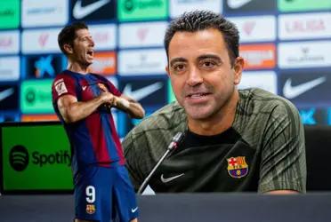 Xavi prepara el duelo ante Celta de Vigo y por ello tomó una tajante determinación con Lewandowski.