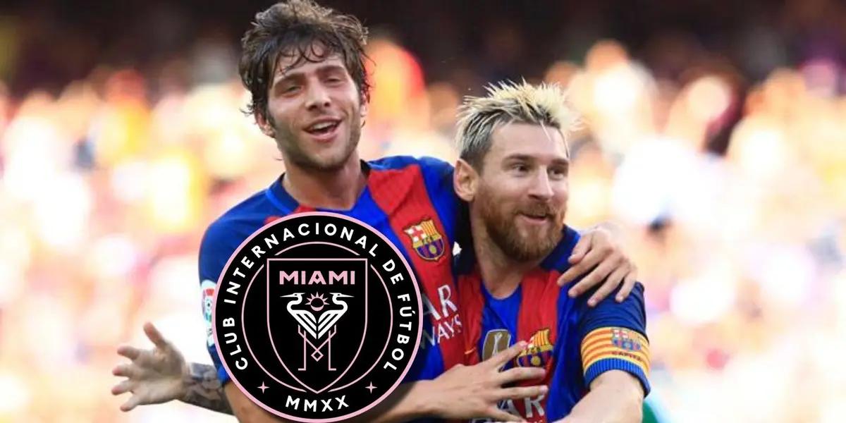 Xavi quiere a Sergi Roberto en el FC Barcelona y está lejos de llegar al Inter Miami, pero Messi sonríe con este refuerzo