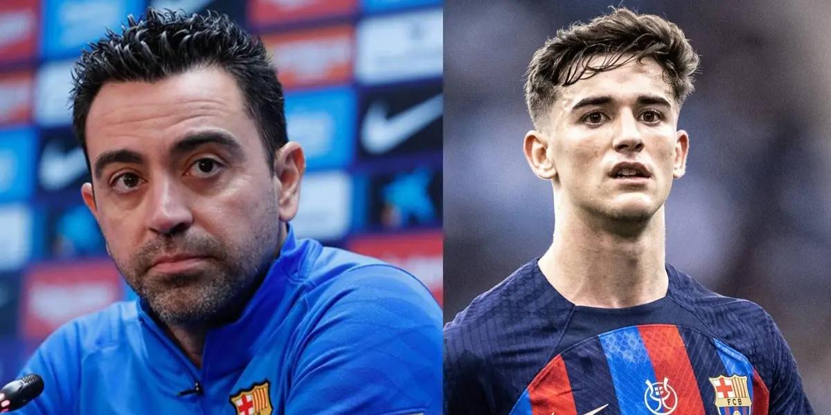Xavi sabe que Gavi es uno de los mejores jugadores del Barcelona, sin embargo, el centrocampista tiene un problema.