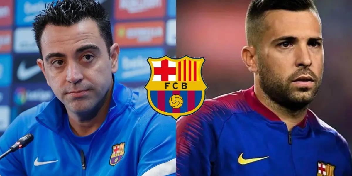 Xavi sorprendió a todos y le dejó un claro mensaje a Jordi Alba.