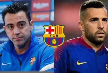Xavi sorprendió a todos y le dejó un claro mensaje a Jordi Alba.