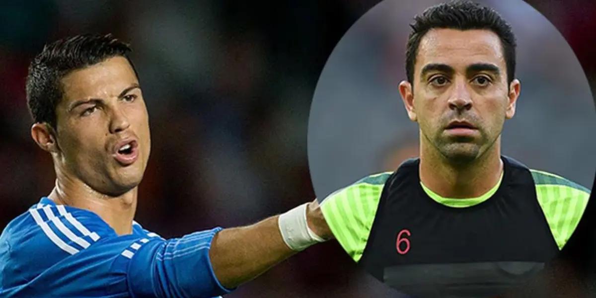 Xavi y Cristiano Ronaldo / Foto: Perú.com