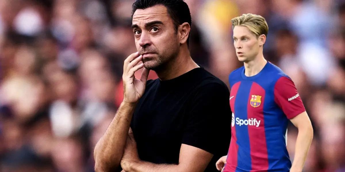 Xavi ya palpita el duelo ante Mallorca y sabe que no podra contar con Frenkie De Jong, jugador que salió lesionado del duelo ante Celta de Vigo.