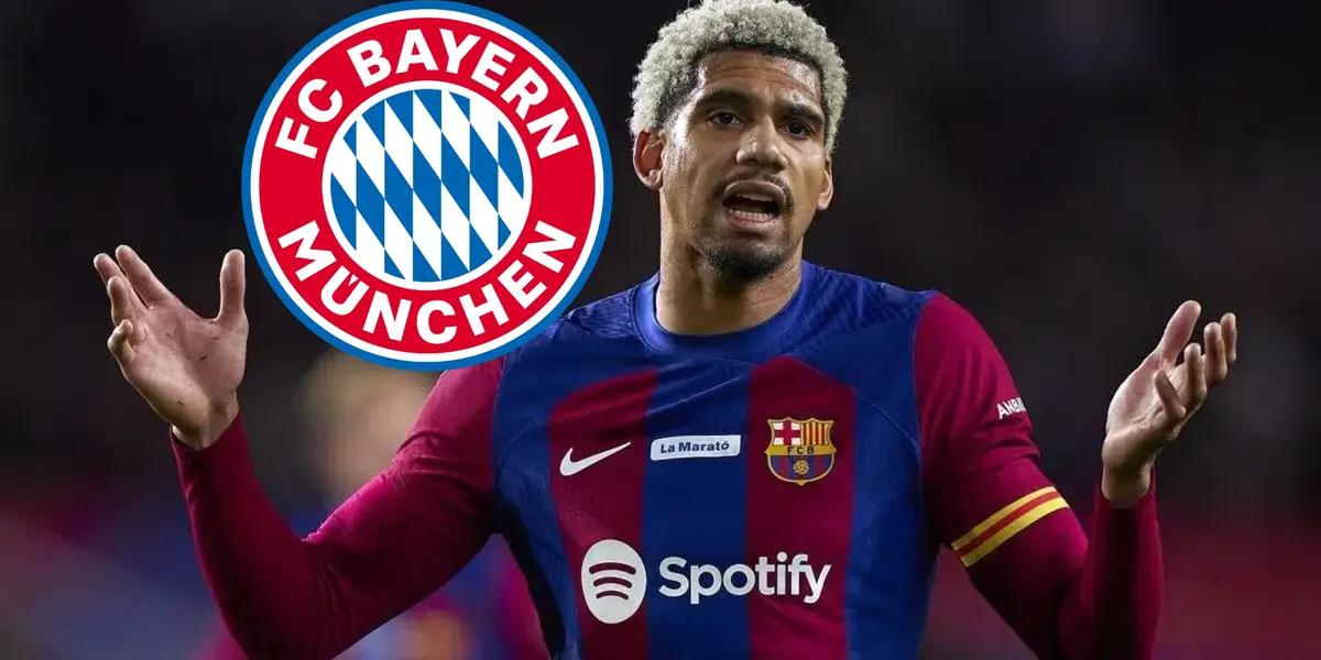 Ya que no vendieron a Araújo, el Bayern quiere quitarle este jugador al Barça